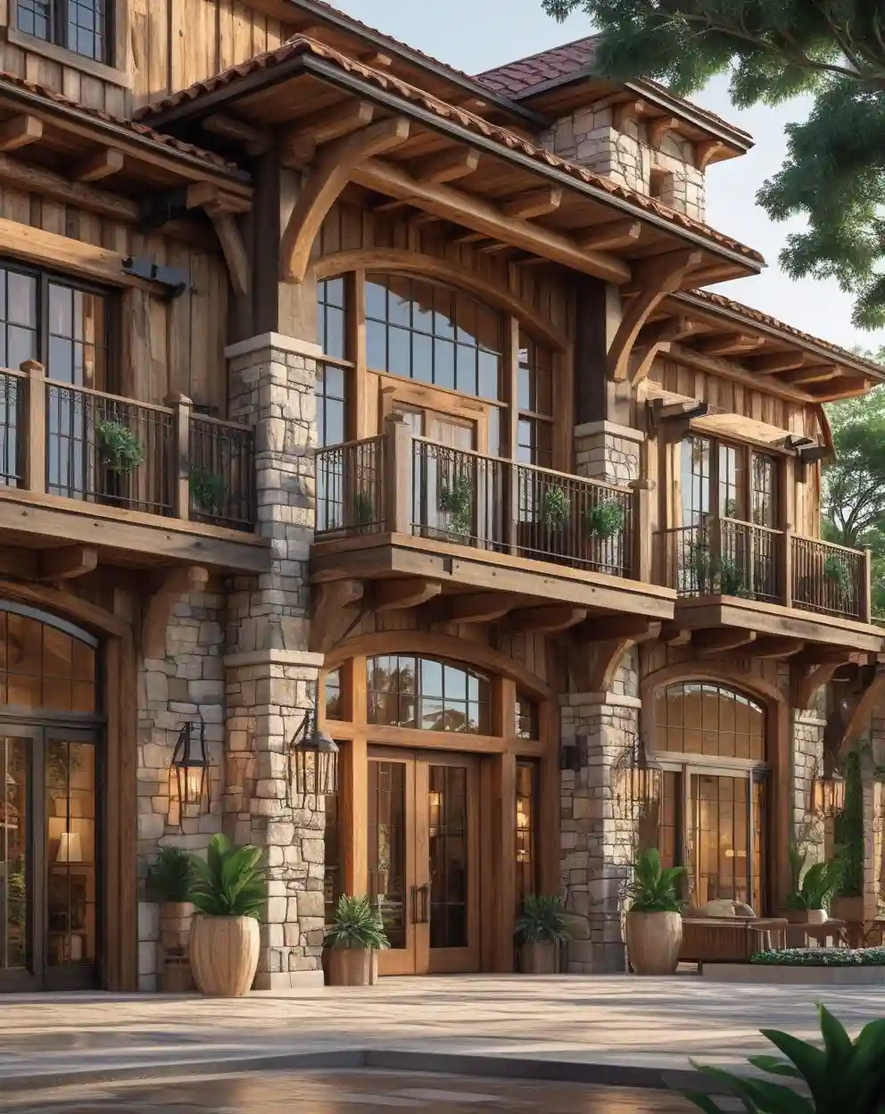 الطراز الريفي (راستيك) الطراز الريفي (راستيك)