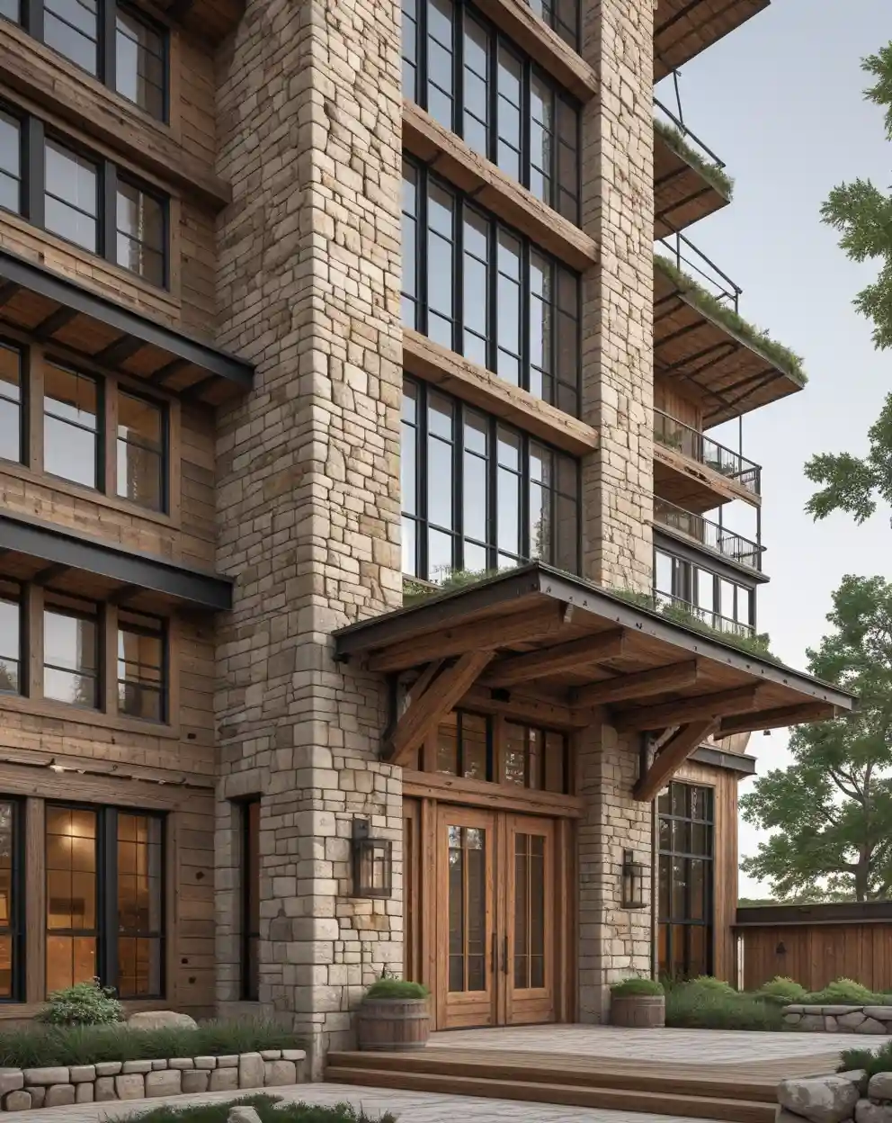 الطراز الريفي (راستيك) الطراز الريفي (راستيك)